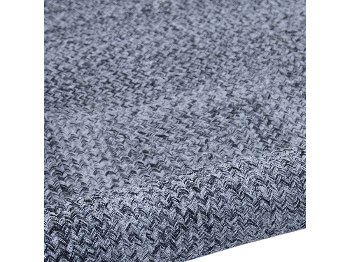 CORVIA - Tapis 120x170cm PET Recyclé Toucher Laine Poivre et Sel