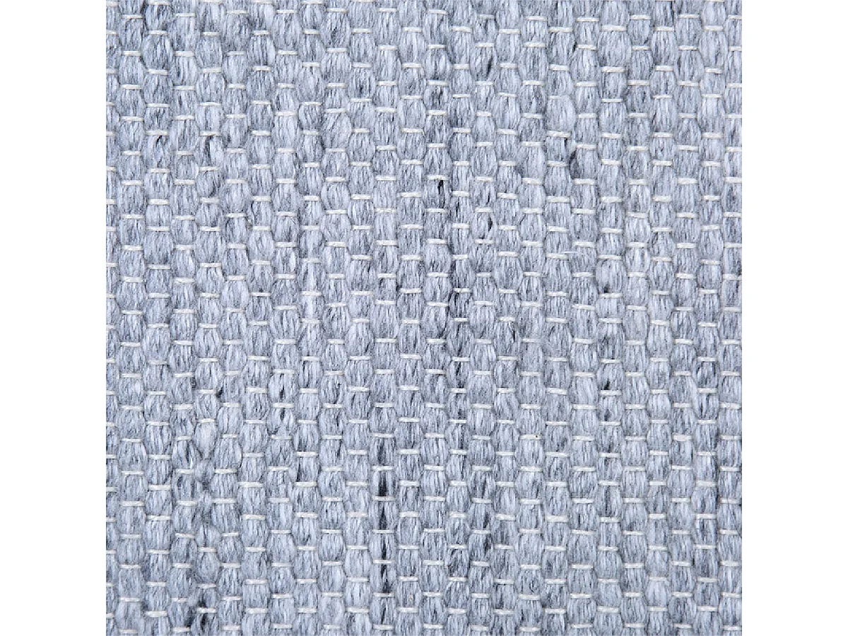 NIDAS - Tapis 160x230cm PET Recyclé Toucher Laine Gris Chiné