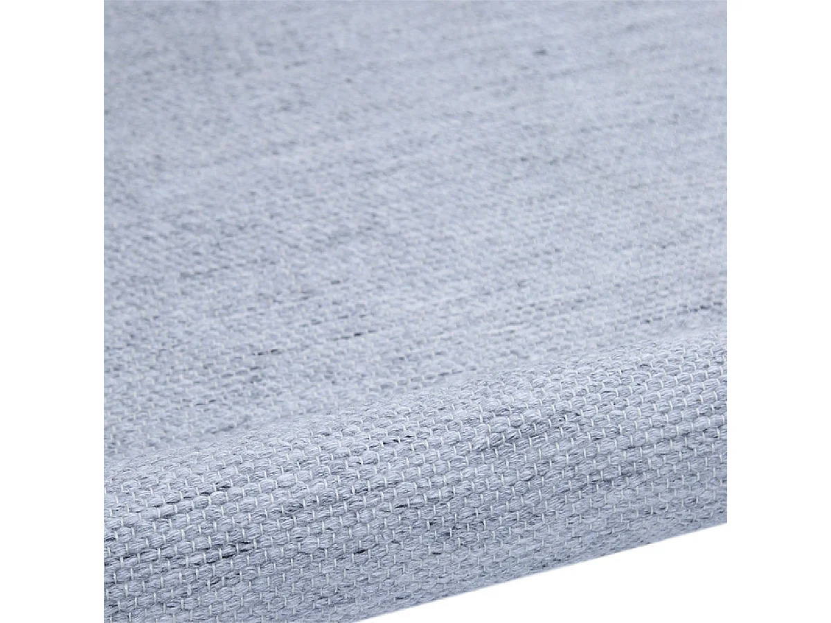 NIDAS - Tapis 160x230cm PET Recyclé Toucher Laine Gris Chiné