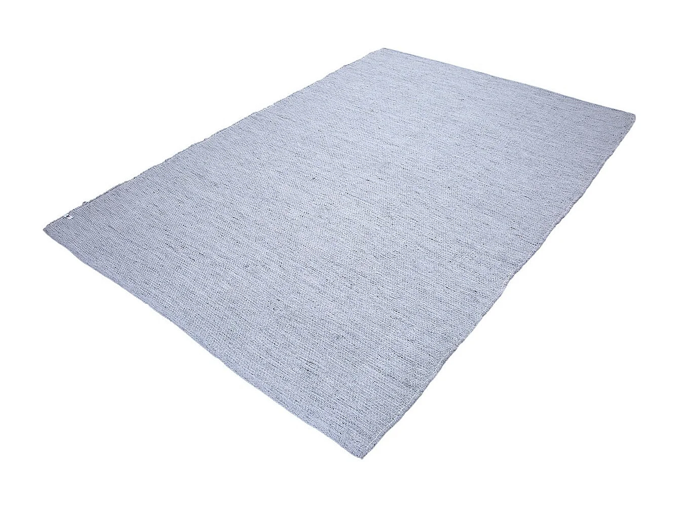 NIDAS - Tapis 160x230cm PET Recyclé Toucher Laine Gris Chiné