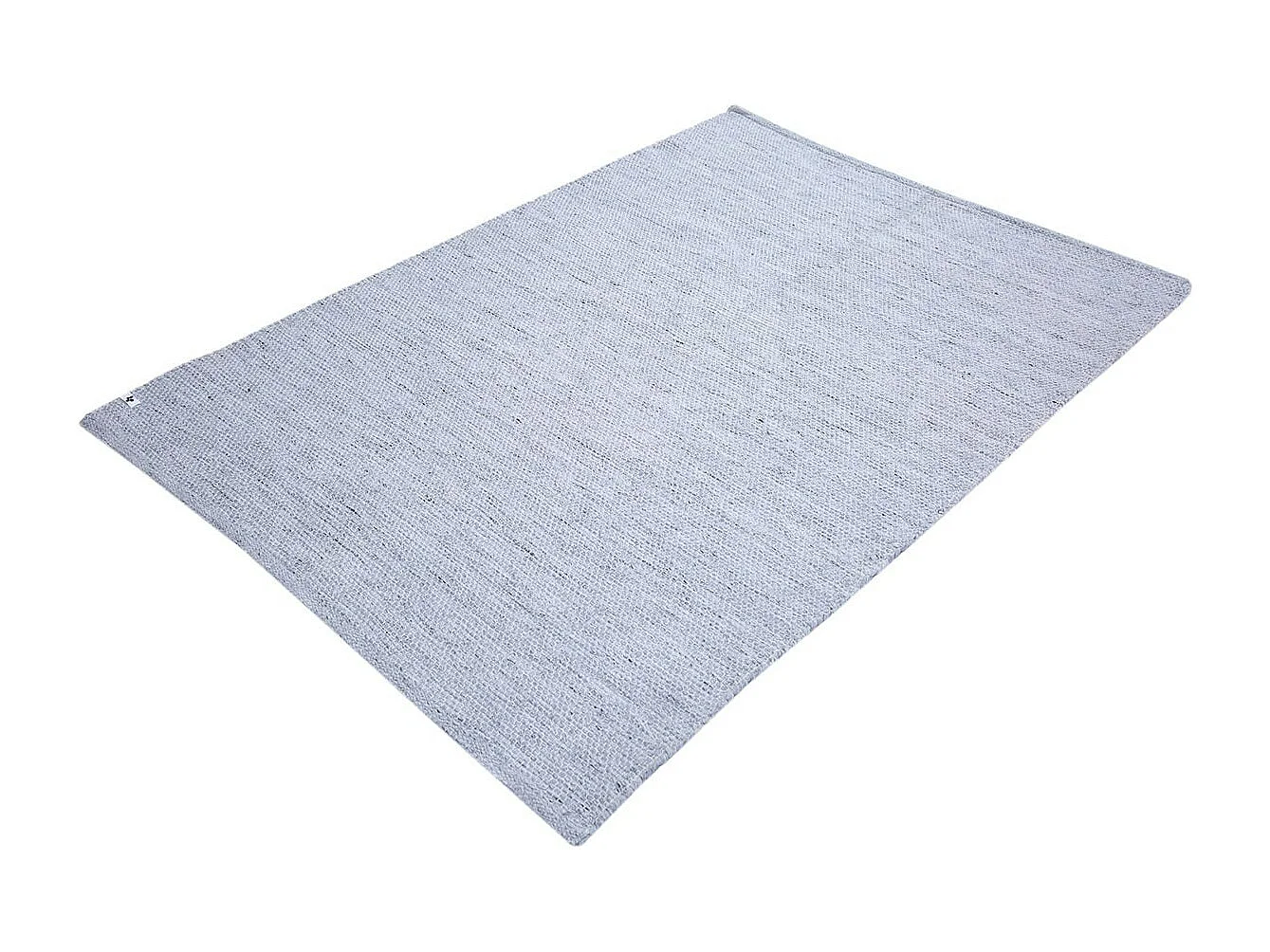 NIDAS - Tapis 120x170cm PET Recyclé Toucher Laine Gris Chiné