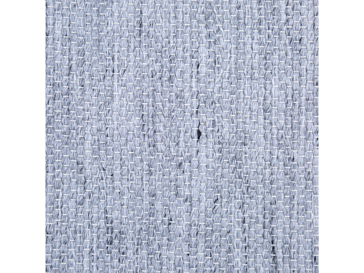 NIDAS - Tapis 120x170cm PET Recyclé Toucher Laine Gris Chiné