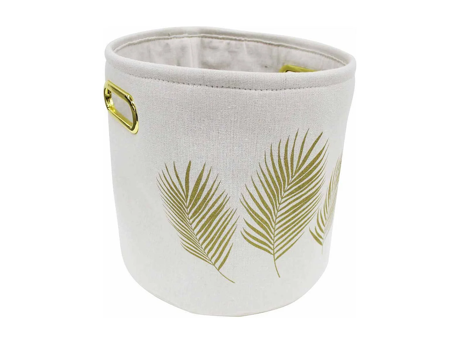 Panier de Rangement Imprimé "Orbella" 30cm Blanc