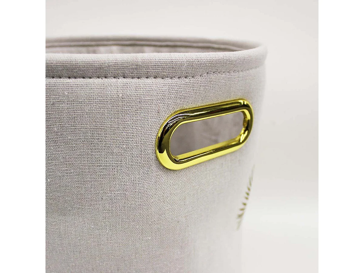 Panier de Rangement Imprimé "Orbella" 30cm Blanc