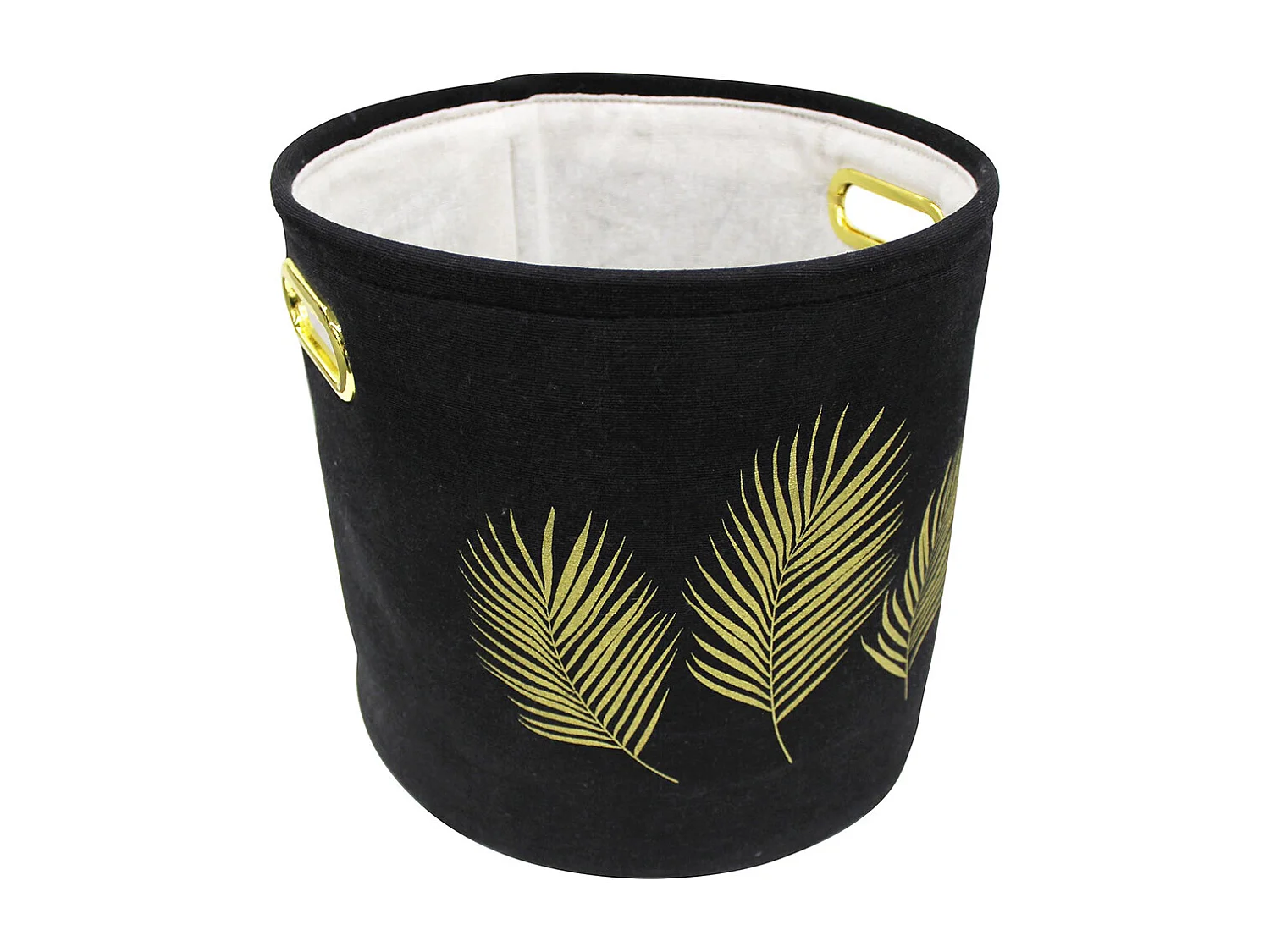 Panier de Rangement Imprimé "Orbella" 27cm Noir