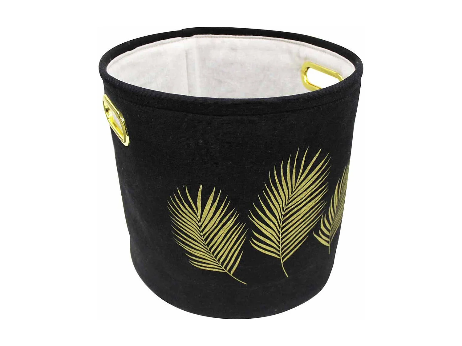 Panier de Rangement Imprimé "Orbella" 27cm Noir