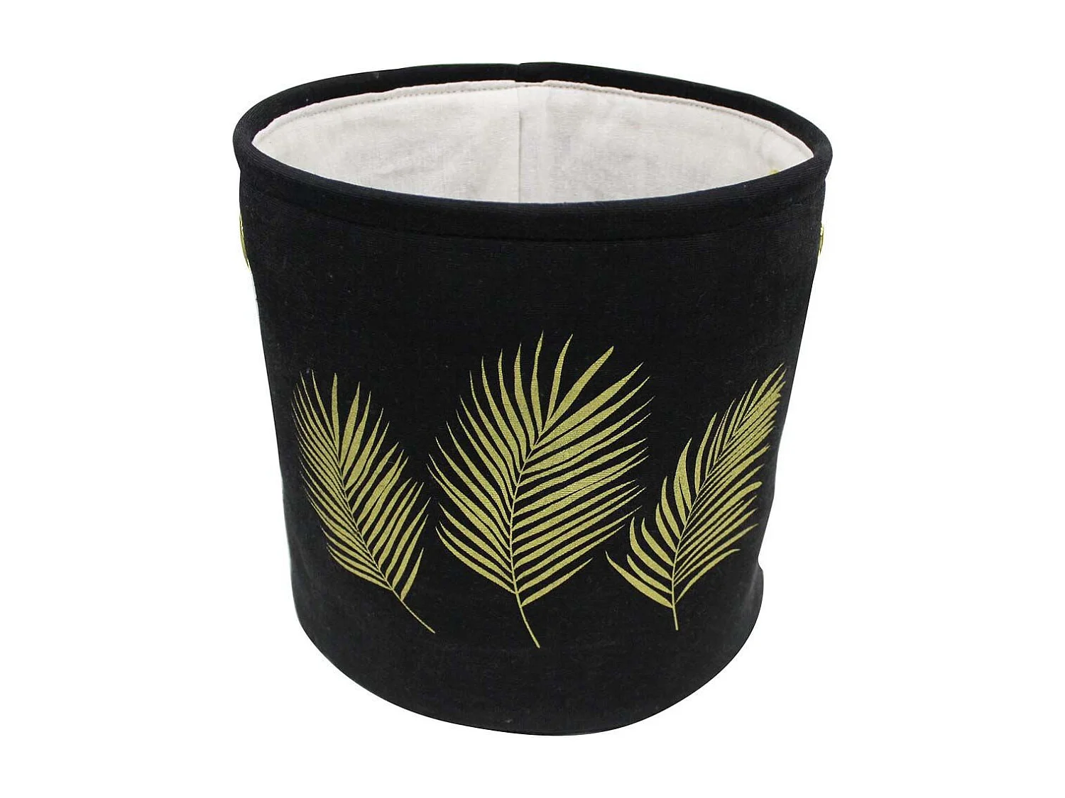 Panier de Rangement Imprimé "Orbella" 27cm Noir