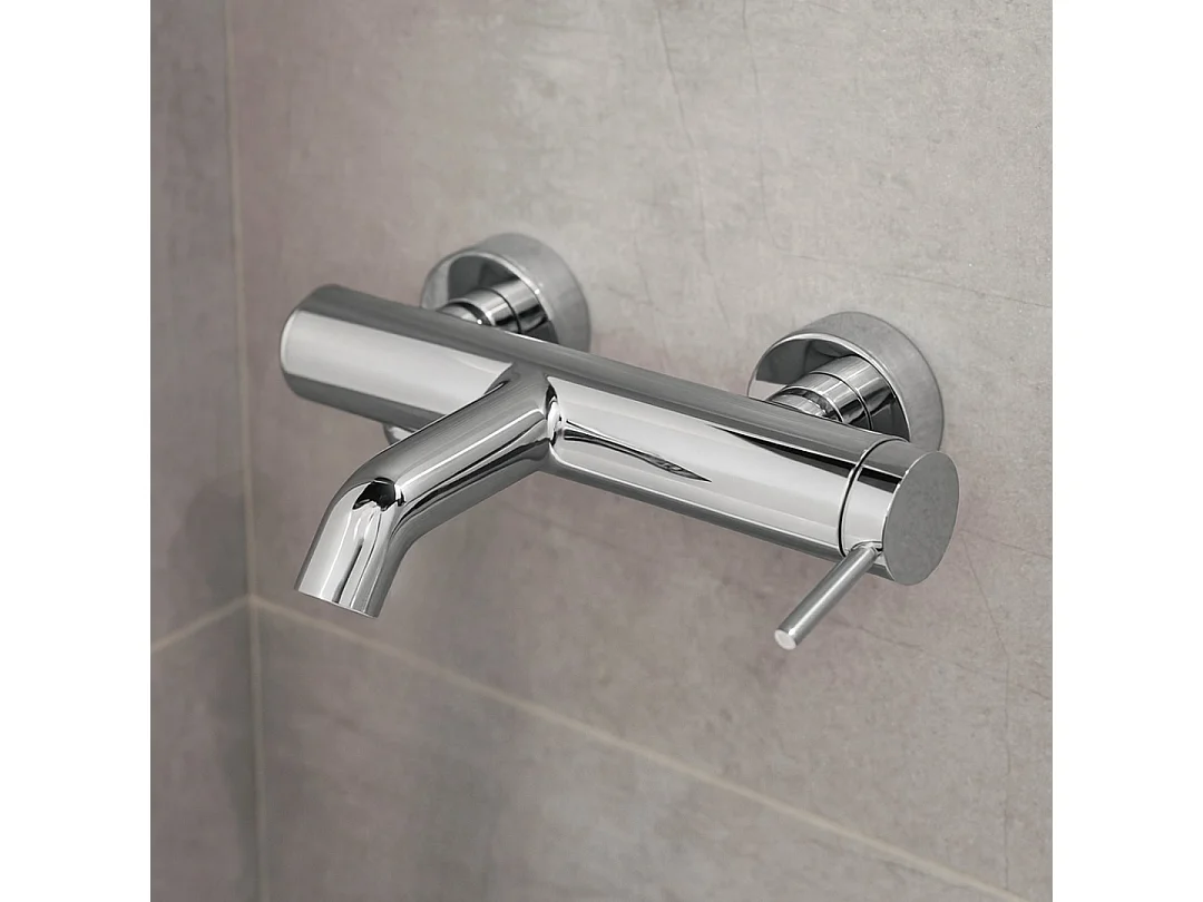 Luisa Mechanische Wannenarmatur chrom Essebagno