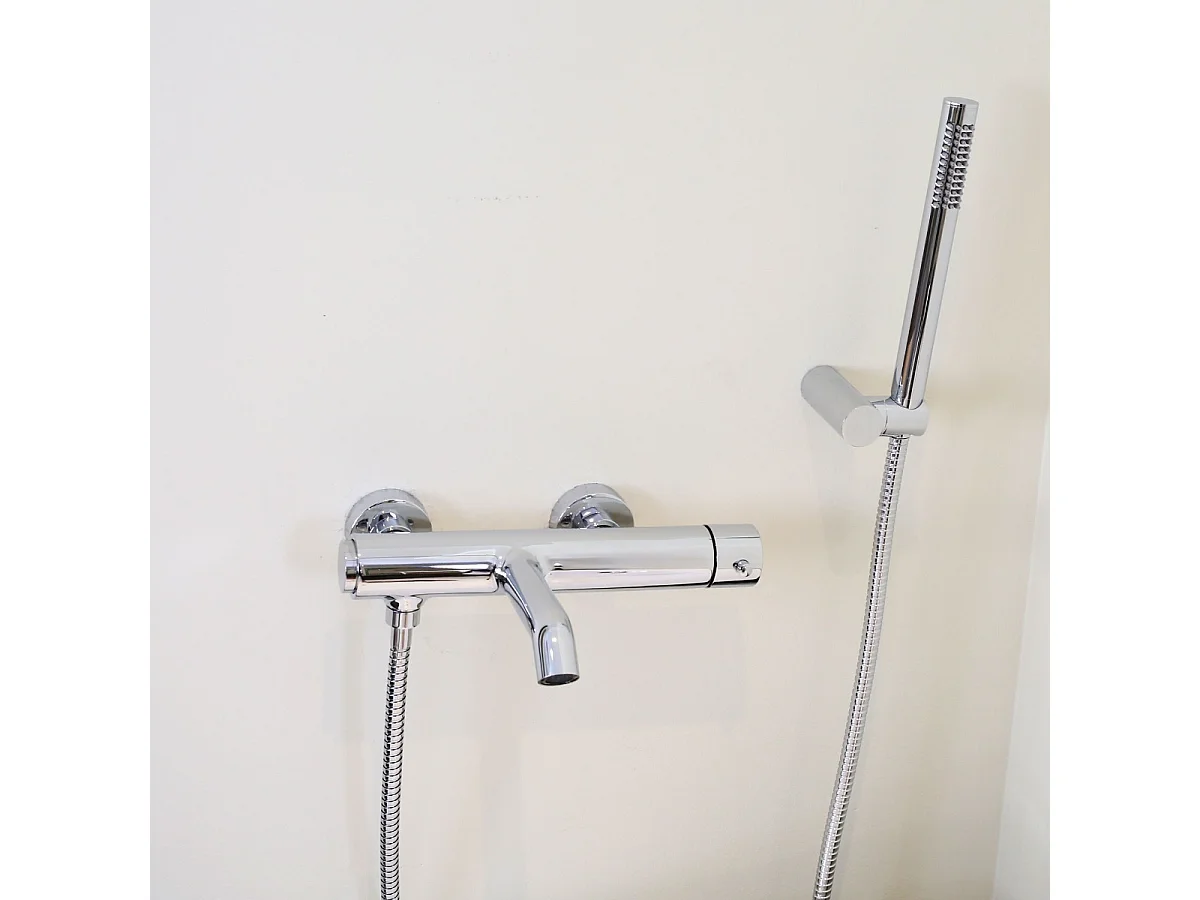 Luisa Mechanische Wannenarmatur chrom Essebagno