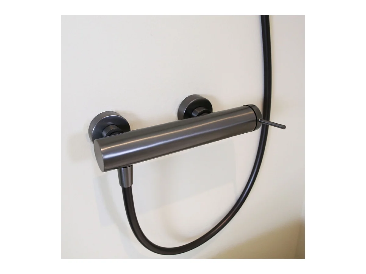 Luisa mechanische Duscharmatur Metallic-Grau Essebagno