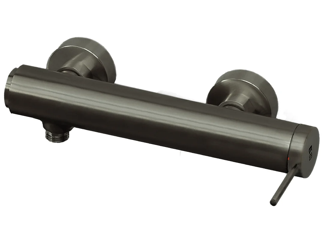 Luisa mitigeur douche mécanique gris gun métal - Essebagno