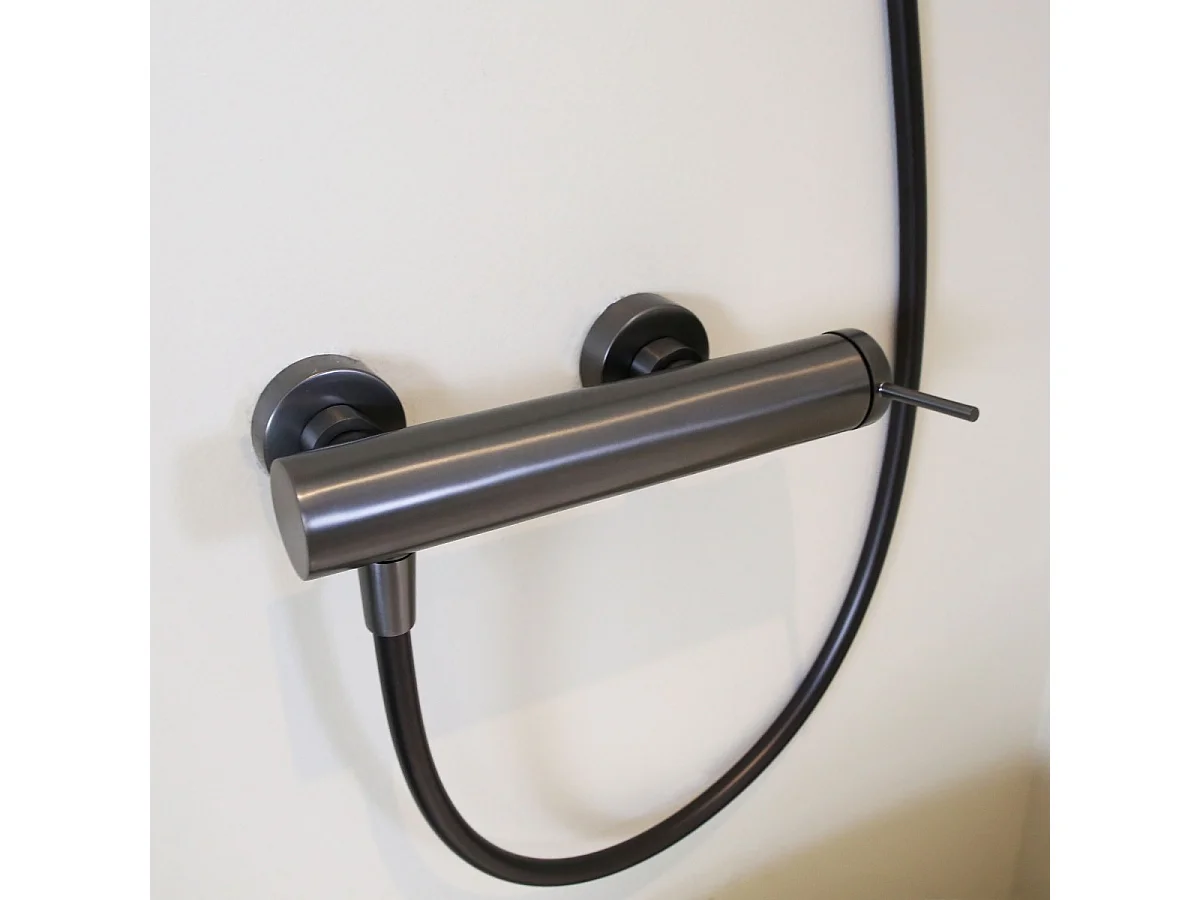 Luisa mechanische douchekraan Metallic grijs - Essebagno