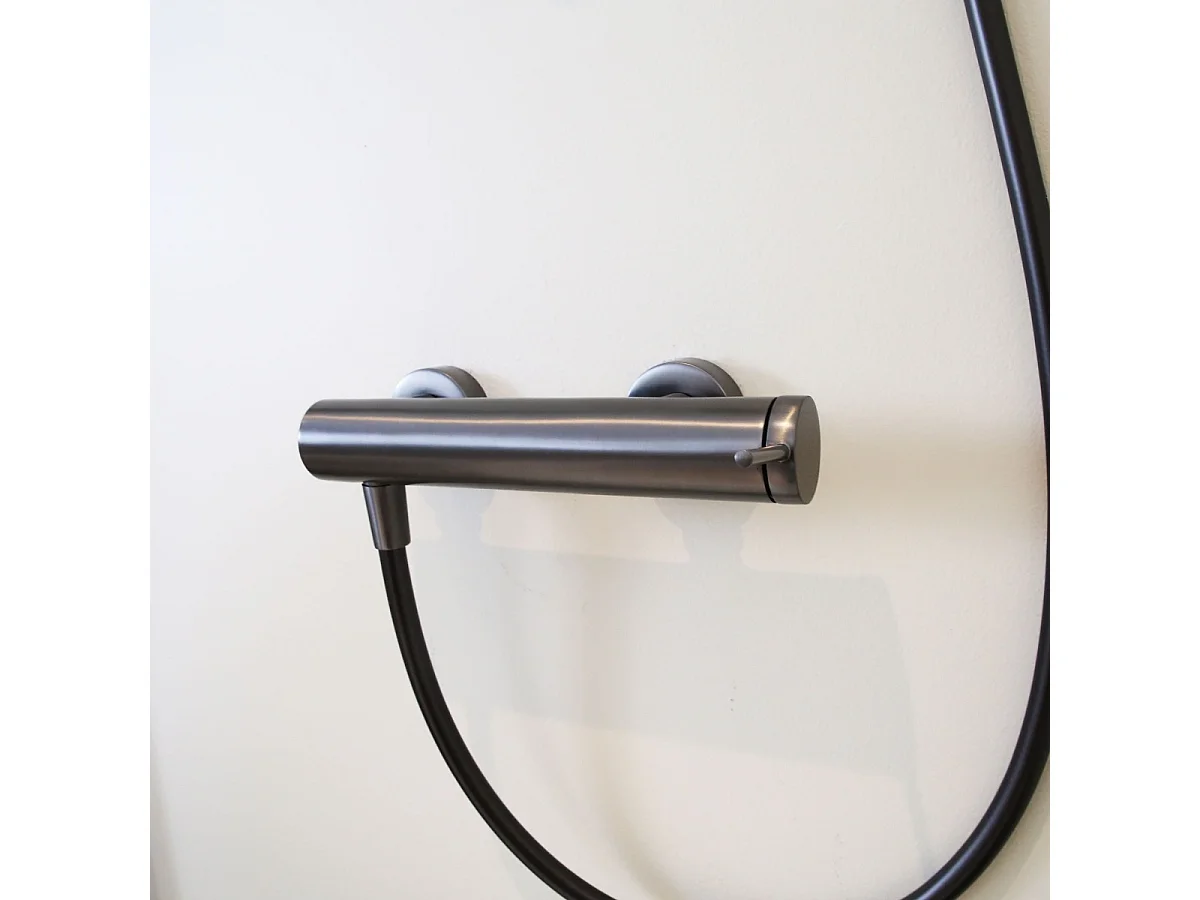 Luisa mechanische douchekraan Metallic grijs - Essebagno