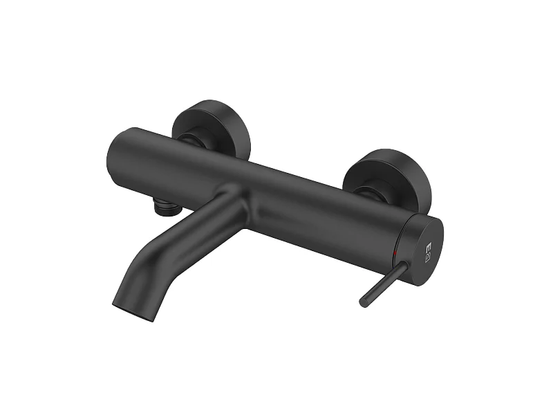 Luisa Mechanische Wannenarmatur schwarz Essebagno