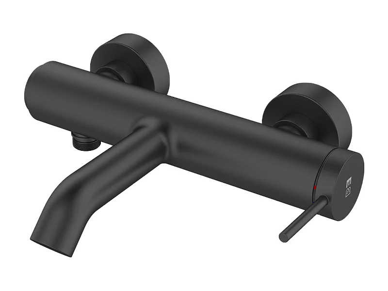 Luisa Mechanische Wannenarmatur schwarz Essebagno