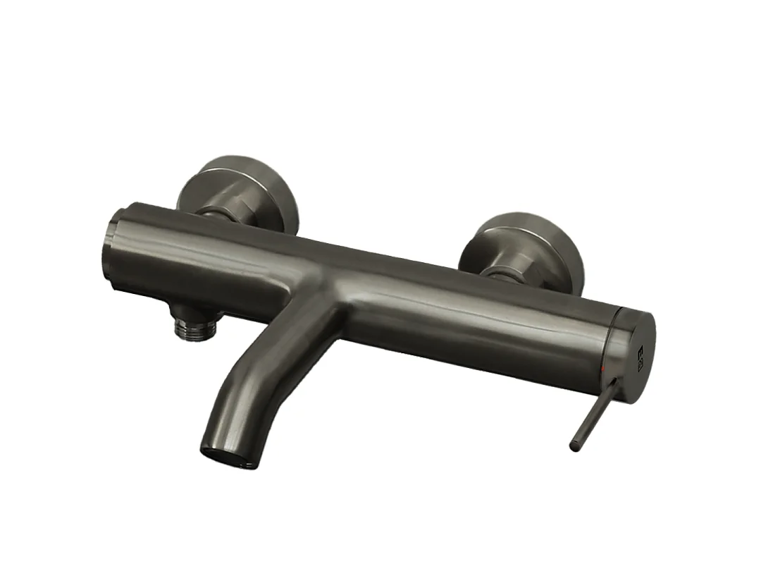 Luisa mitigeur bain-douche mécanique gris gun métal - Essebagno