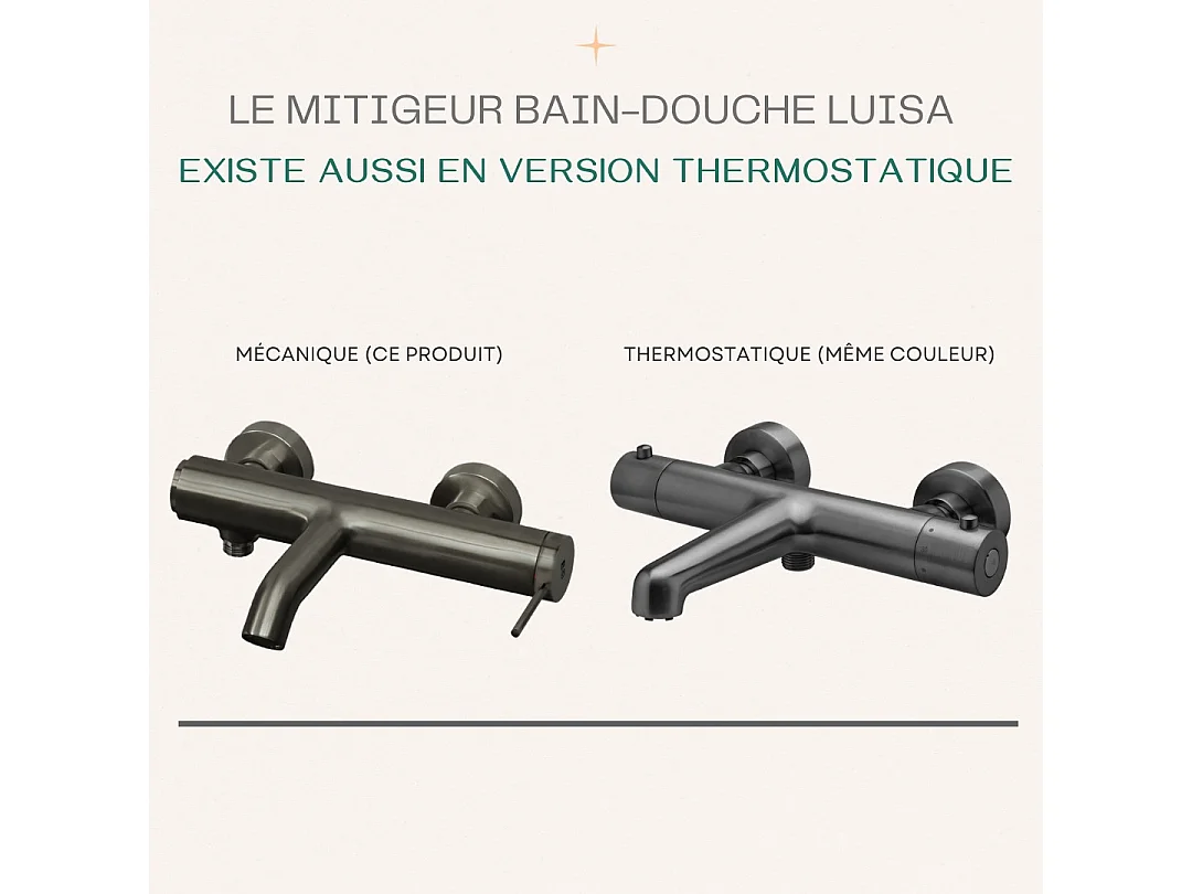 Luisa Wannen-Duschmischer Gun Metal Essebagno