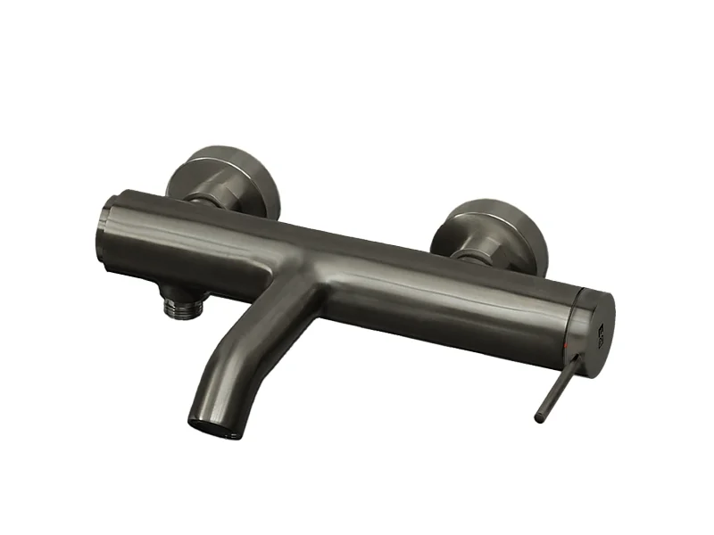 Luisa mitigeur bain-douche mécanique gris gun métal - Essebagno