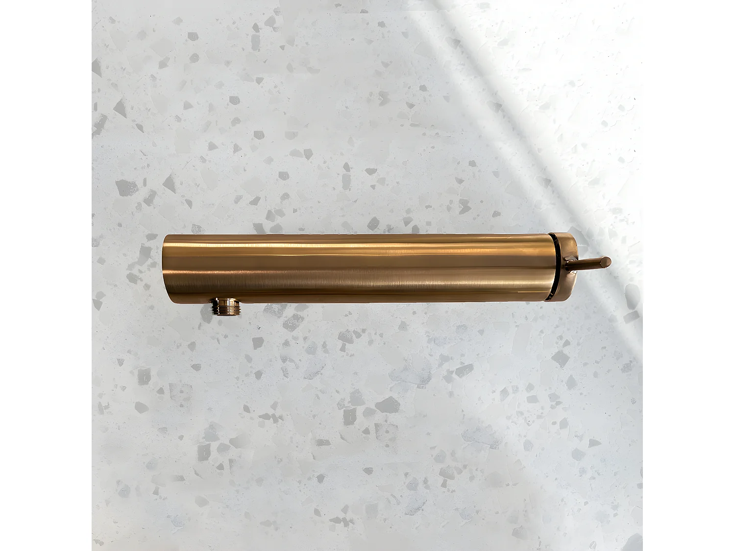 Luisa mechanische Duscharmatur in gebürstetem Kopfer Essebagno