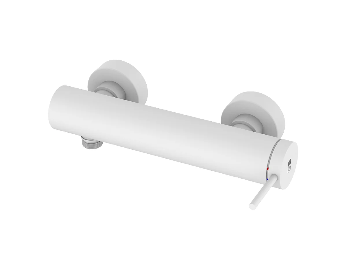 Luisa mezclador de ducha mecánico blanco Essebagno
