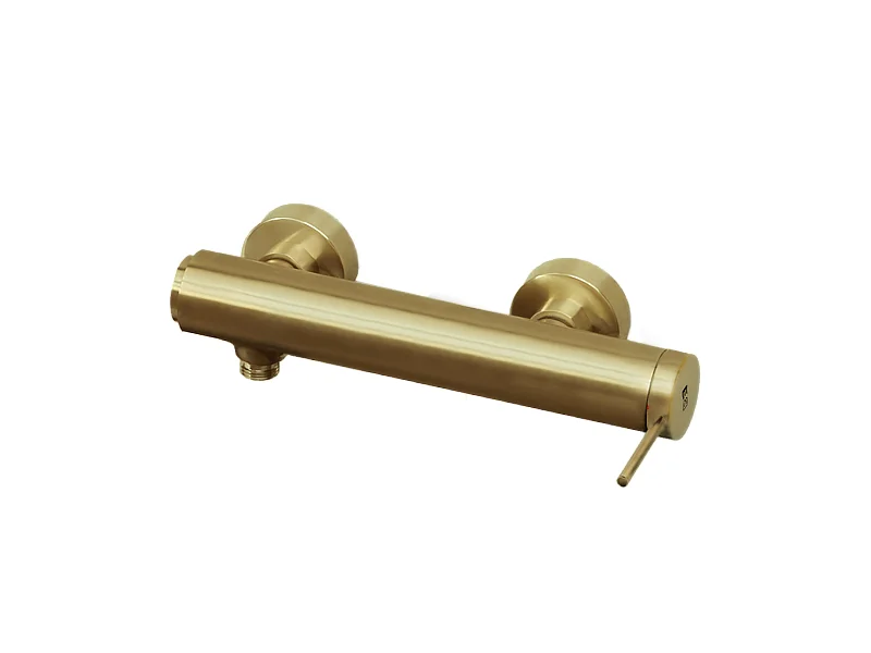 Luisa mechanische Duscharmatur gebürstetem Gold Essebagno