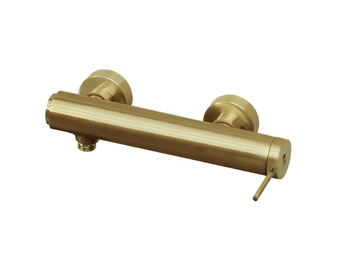 Luisa mechanische Duscharmatur gebürstetem Gold Essebagno