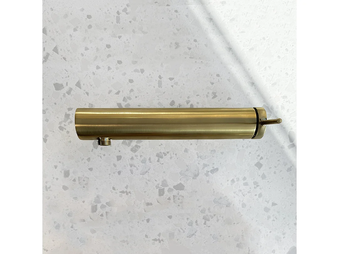 Luisa mechanische Duscharmatur gebürstetem Gold Essebagno