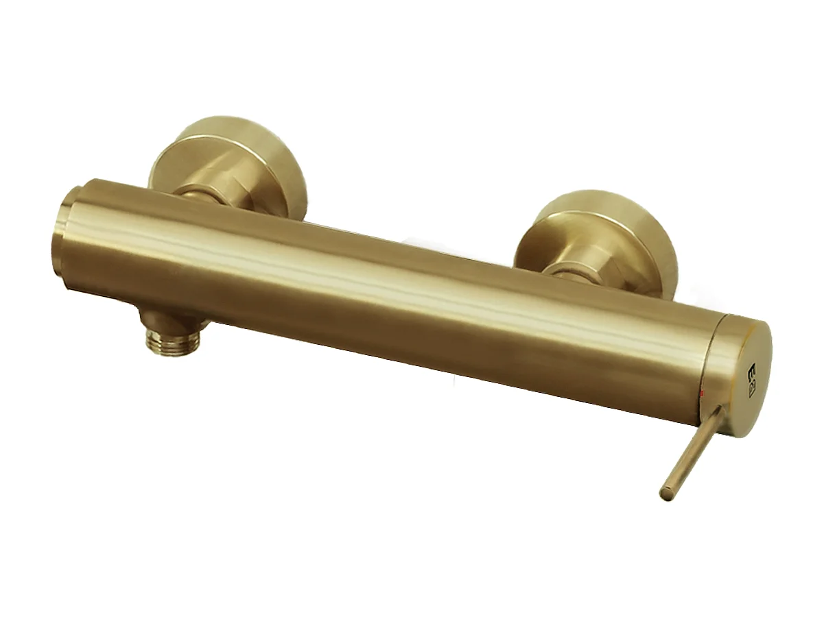 Luisa mitigeur douche mécanique or brossé - Essebagno