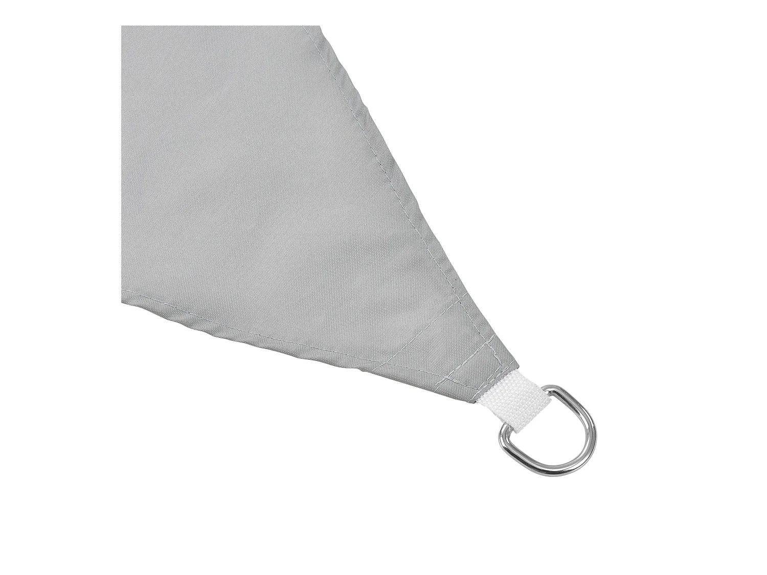 Vela protectora cuadrilateral de poliéster poliuretano 2x3 m gris claro 03_0004596