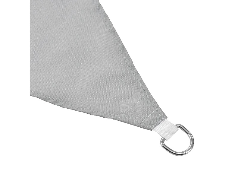 Voile d'ombrage de protection grise 200 x 200 x 200 cm 03_0004596