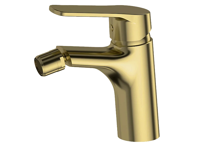 Full Miscelatore per bidet oro spazzolato Essebagno