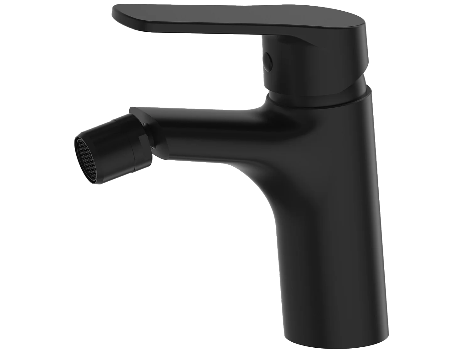 Full Mezclador de bidé negro Essebagno