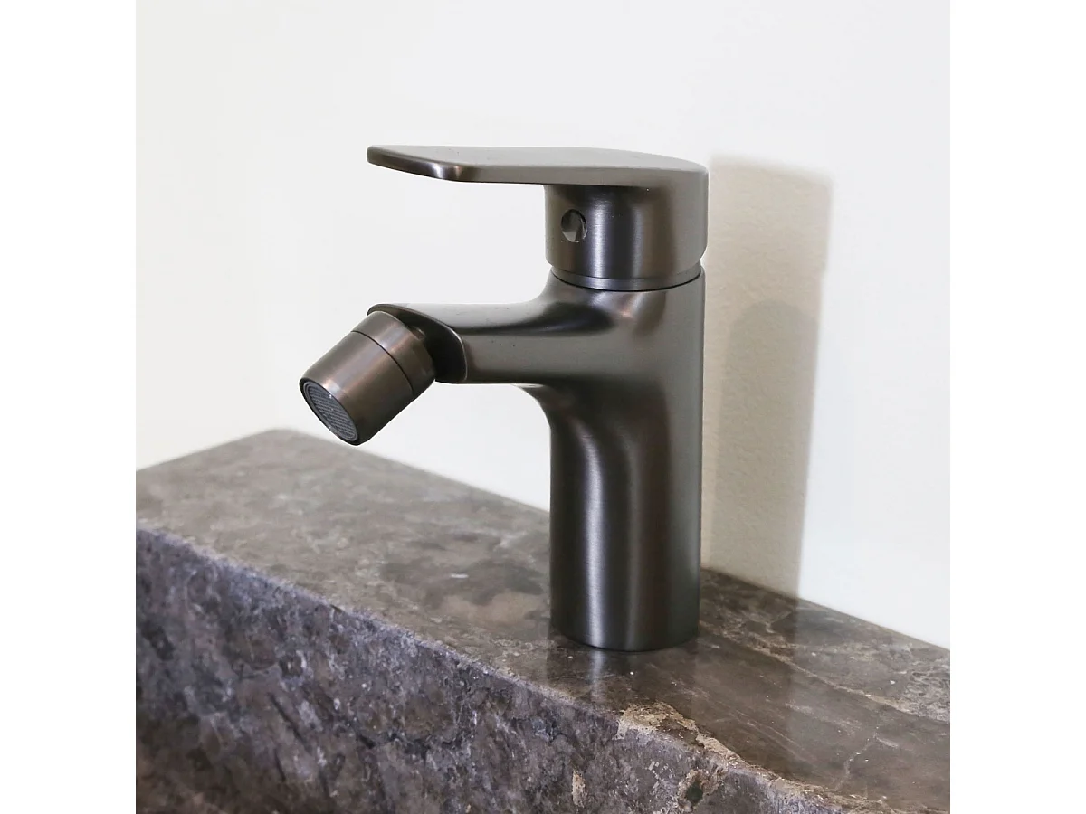 Full Bidetmischer Gun Metal. Essebagno