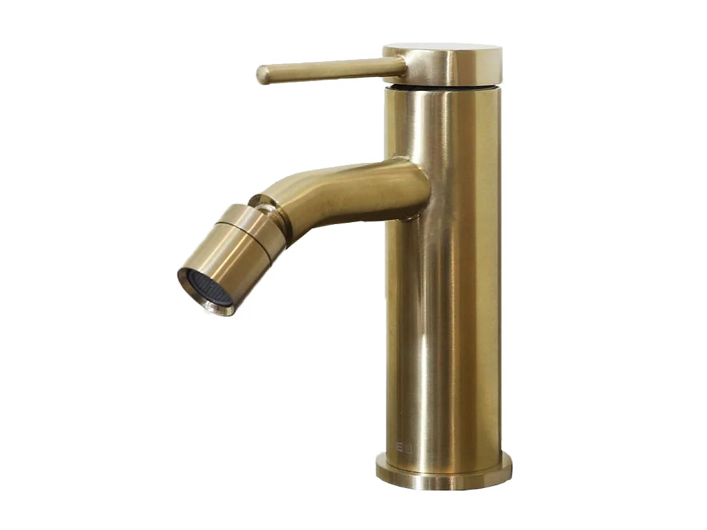 Lollipop mitigeur bidet or brossé - Essebagno