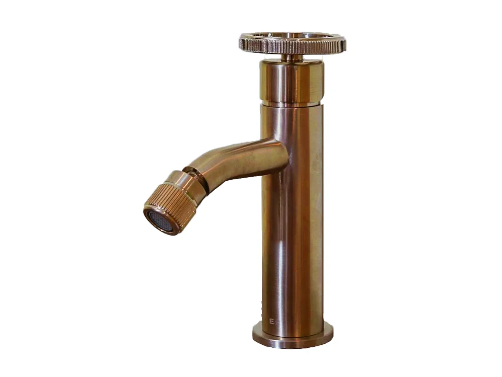 Indus mitigeur bidet cuivre brossé - Essebagno