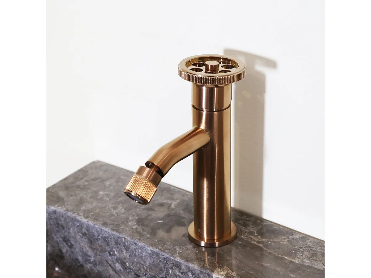 Indus Miscelatore per bidet rame spazzolato Essebagno