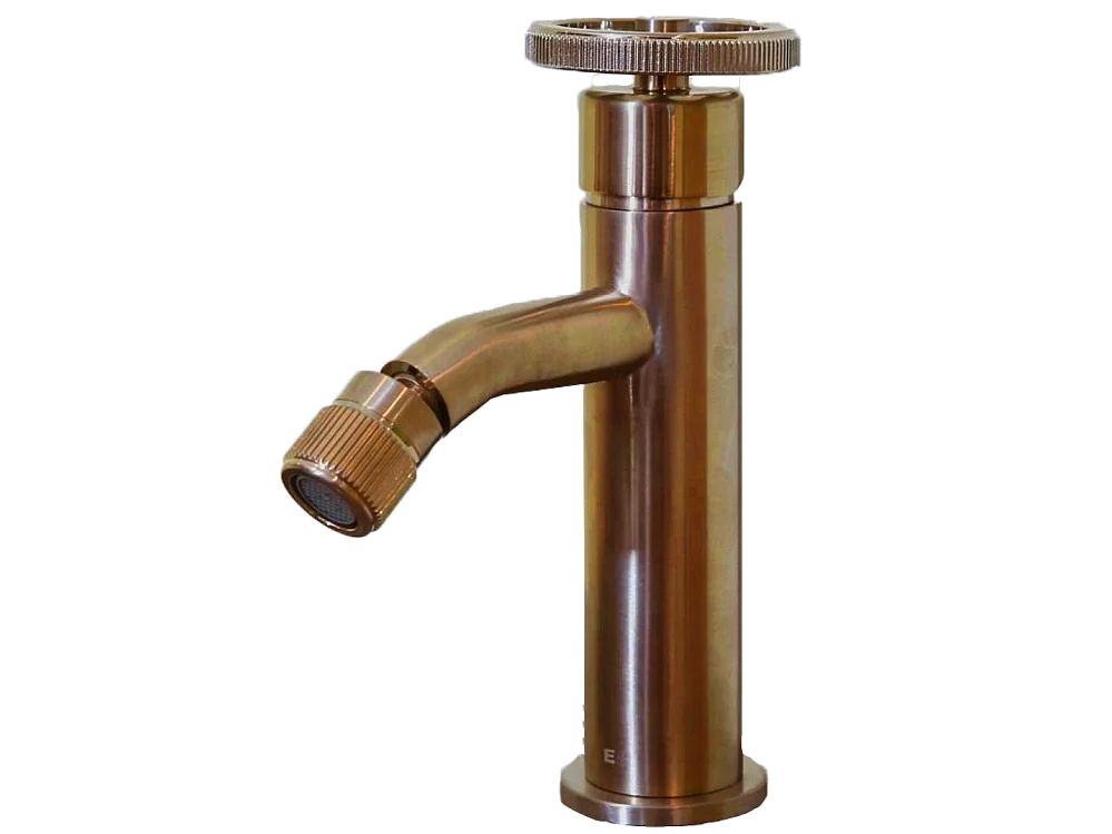 Indus mitigeur bidet cuivre brossé - Essebagno