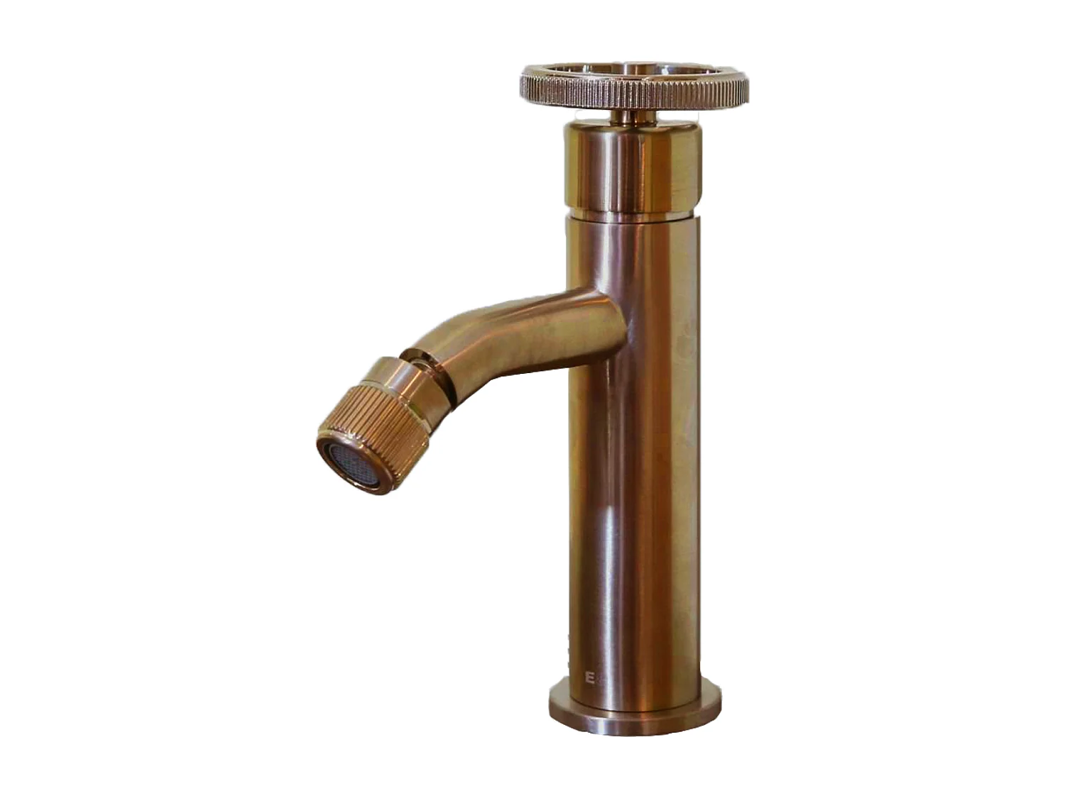 Indus mitigeur bidet cuivre brossé - Essebagno