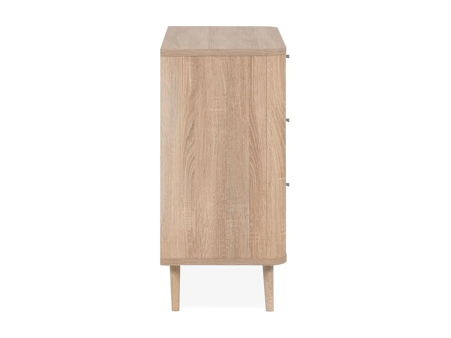 Buffet 1 Porte 3 Tiroirs avec cannage - L81 cm