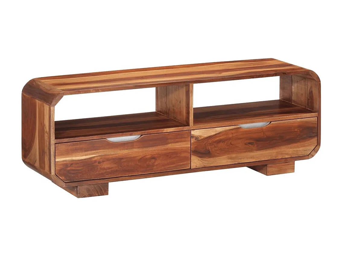 Tv-meubel 110x30x40 cm massief acaciahout