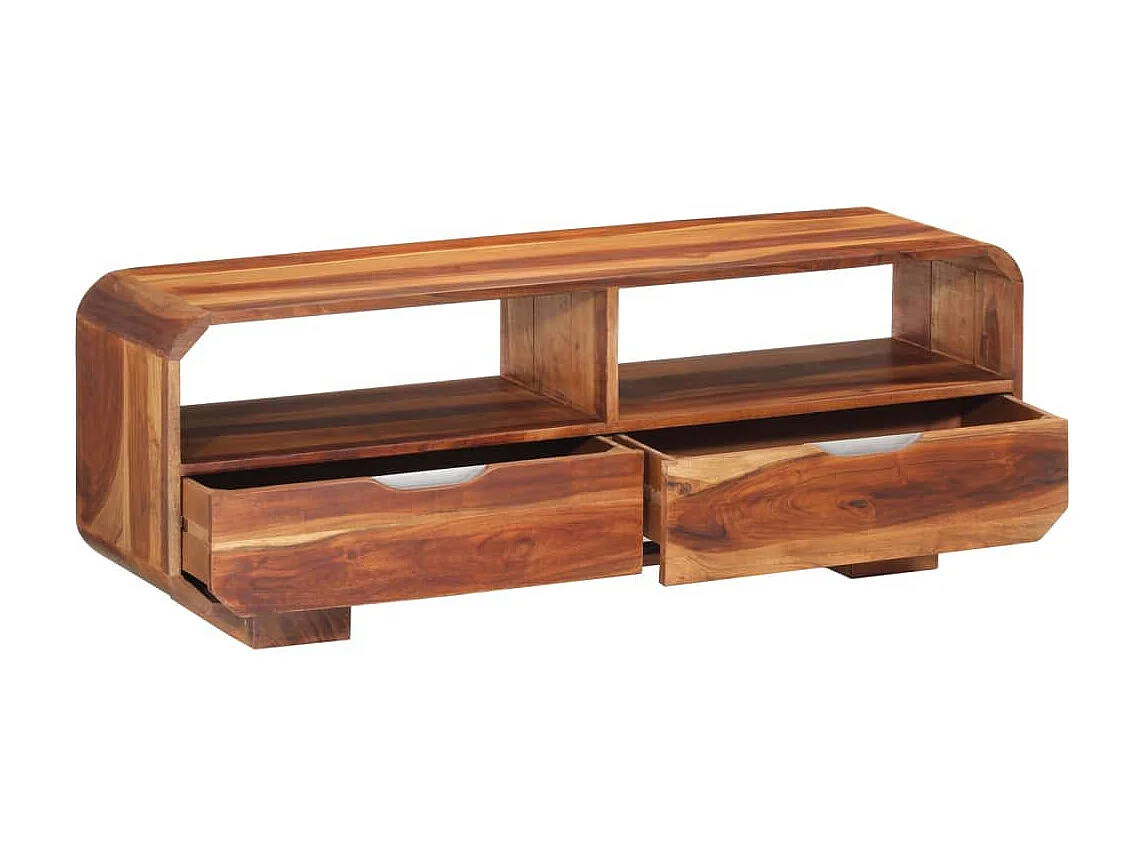 Tv-meubel 110x30x40 cm massief acaciahout