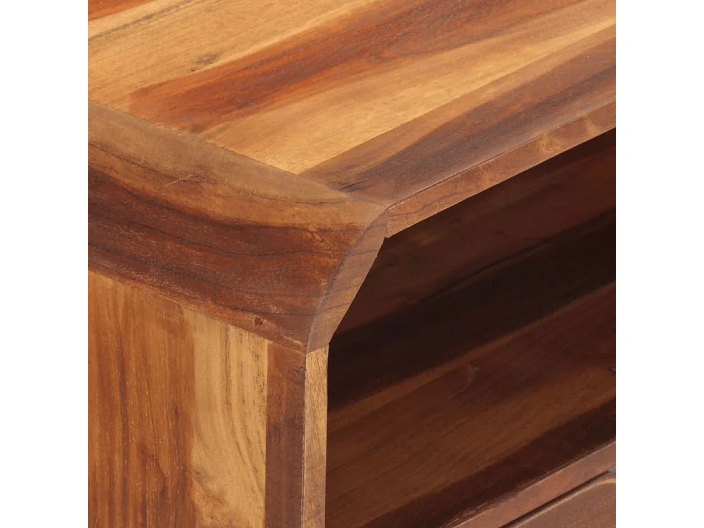 Tv-meubel 110x30x40 cm massief acaciahout