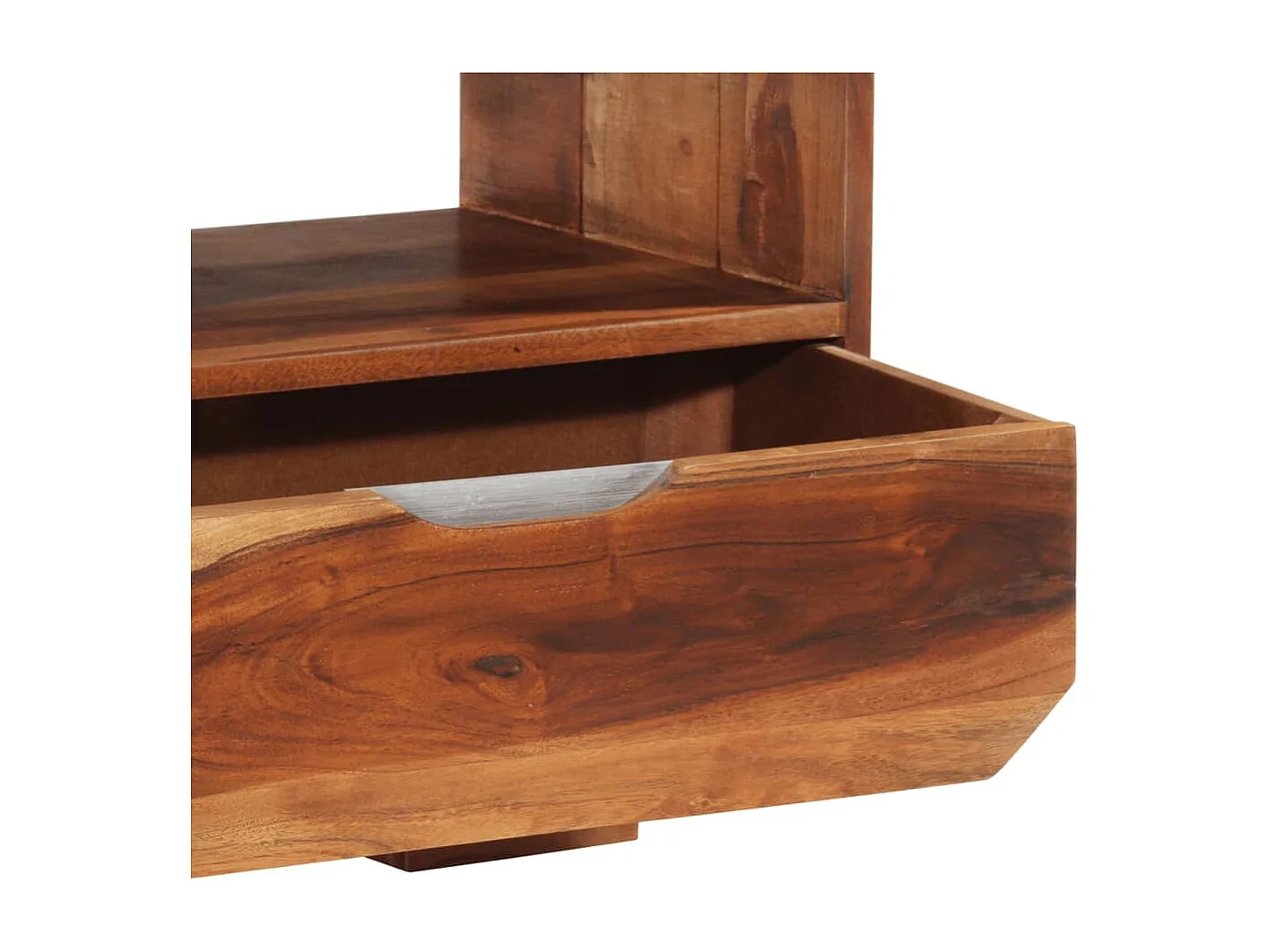 Tv-meubel 110x30x40 cm massief acaciahout