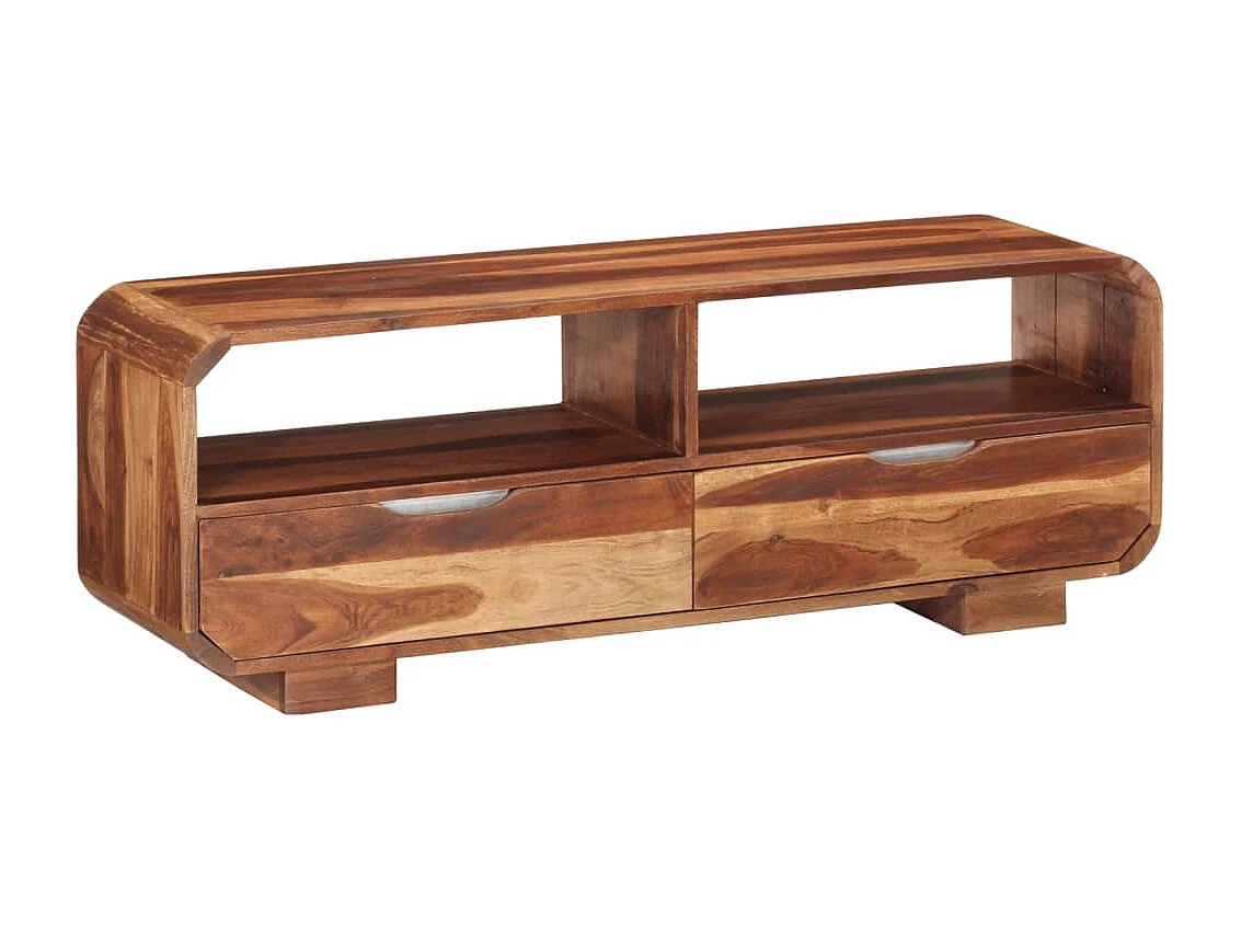 Tv-meubel 110x30x40 cm massief acaciahout