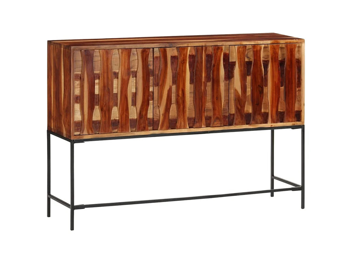 Buffet 110x28x76 cm bois massif d'acacia