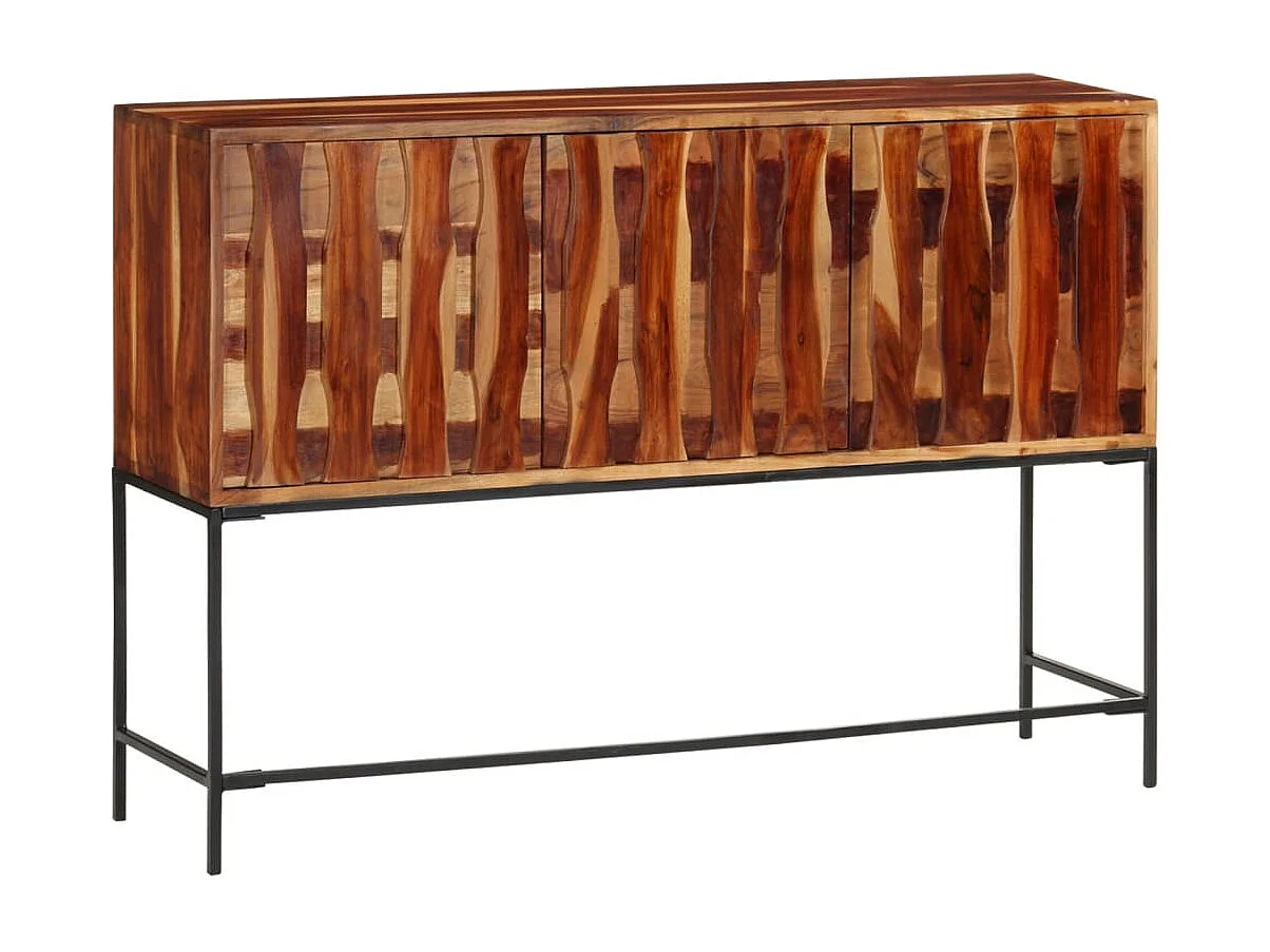 Buffet 110x28x76 cm bois massif d'acacia