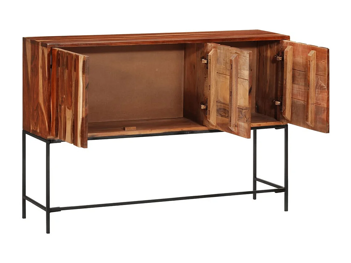 Buffet 110x28x76 cm bois massif d'acacia