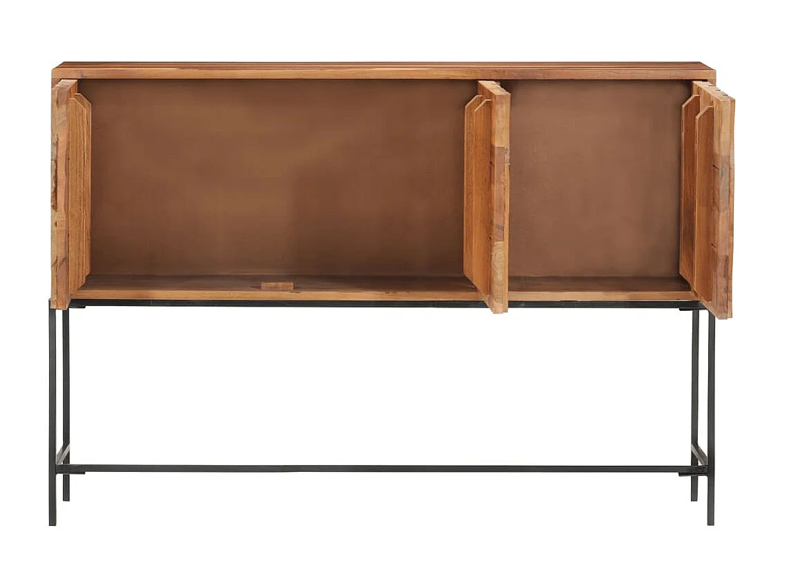 Buffet 110x28x76 cm bois massif d'acacia