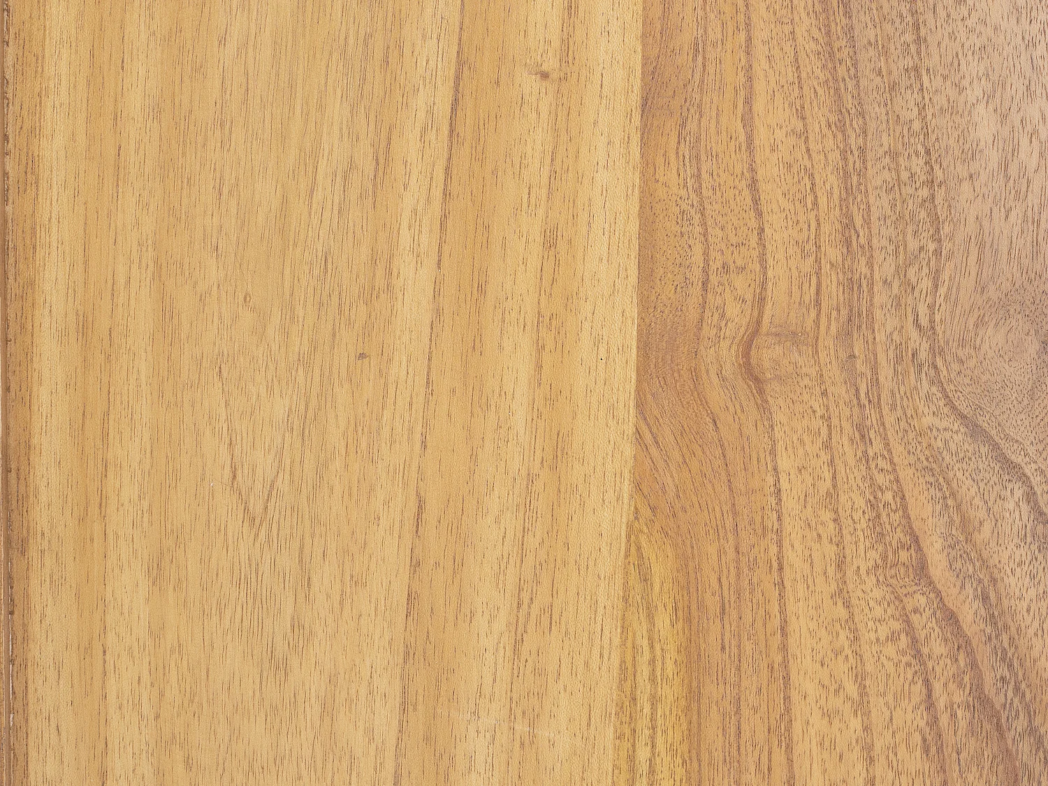 Comodino 2 cassetti Legno di Mindi Naturale  - PILABO