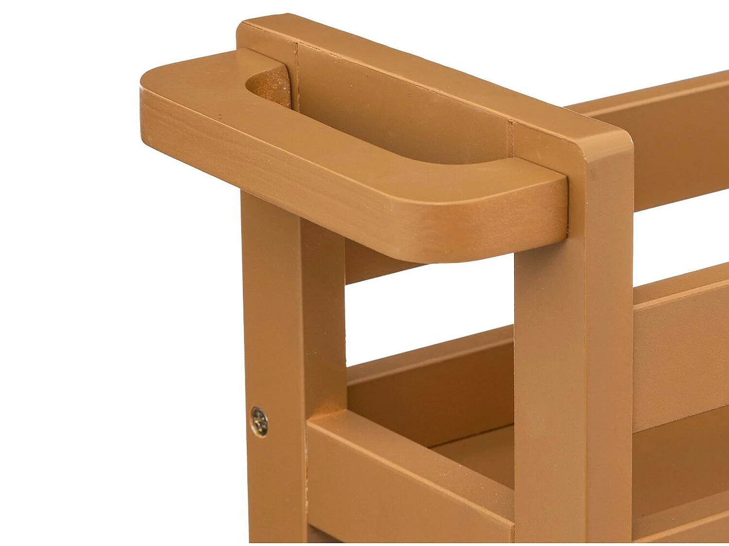 Chariot en bambou à roulettes 75x40x15cm 7house